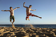 Photo: jump at the beach jump at the beach