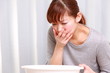 vomiting woman