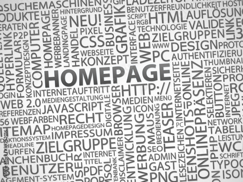 Illustration: Homepage glowing effekt website Homepage glowing effekt website