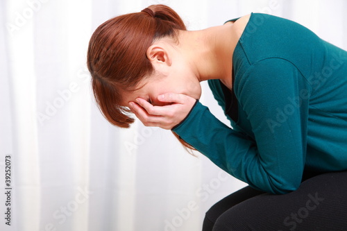 Photo: depressed woman depressed woman