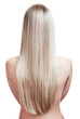 portrait of a beautiful young blonde woman with wonderful hair