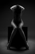 Fashion Portrait Of Naked Woman With Beautiful Slim Body