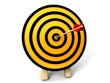 Photo en ligne au meilleur prix 3d target and arrows, isolated on white