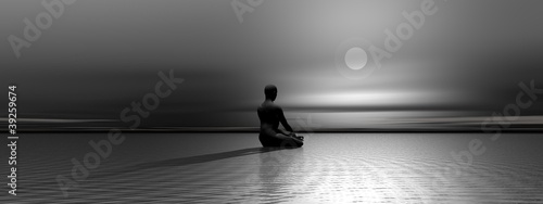 Illustration: Meditation by night Meditation by night