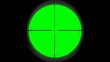 Sniper scope - greenscreen