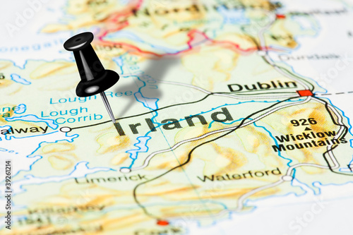 Photo: Kartenausschnitt Irland Kartenausschnitt Irland