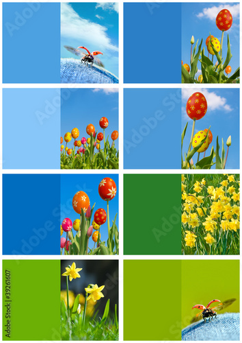 Foto: Frohe Ostern, Grußkartensortiment, Minikarten, selbermachen Frohe Ostern, Grußkartensortiment, Minikarten, selbermachen