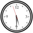 Uhr - Uhrzeit 5:30 am / pm