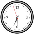 Uhr - Uhrzeit 6:30 am / pm