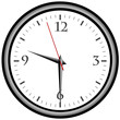 Illustration: Uhr - Uhrzeit 9:30 am / pm Uhr - Uhrzeit 9:30 am / pm