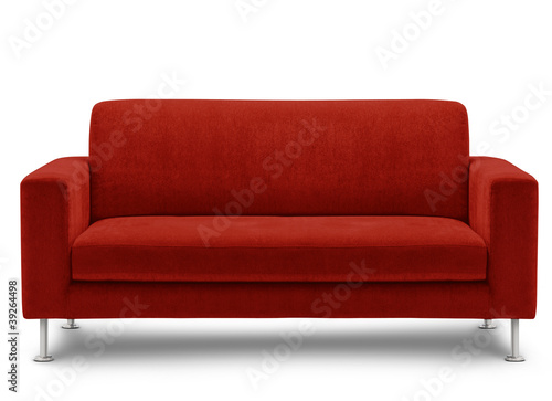 Photo: sofa furniture isolated on white background sofa furniture isolated on white background