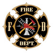 Fire Department Maltese Cross Vintage