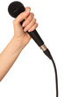 black microphone