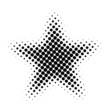 Star spot design halftone dots