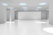Exhibition Area in White
