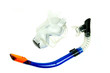 Snorkel and diving mask