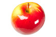 Red juicy fresh apple isolated