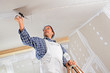 studwork: filling the joints of the plaster boards