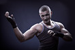 portrait of a young boxer