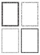 Vektor: The Egyptian hieroglyphic decorative frames The Egyptian hieroglyphic decorative frames