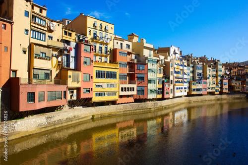 Photo: old town of Girona, Spain old town of Girona, Spain