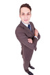confident businessman with his hands crossed
