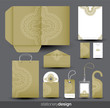 Stationery design set in vector format