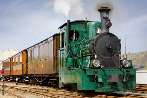 Photo: steam tram, RTM, Ouddorp, Netherlands steam tram, RTM, Ouddorp, Netherlands
