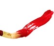 Foto: Pinselstrich in Rot Pinselstrich in Rot