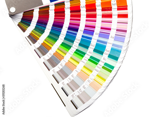 Photo: open color guide swatch, closeup open color guide swatch, closeup