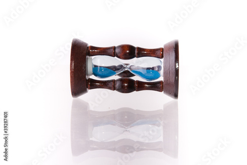 Photo: Sand glass made of wood Sand glass made of wood