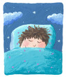 Cute boy sleeping