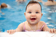 baby swimming