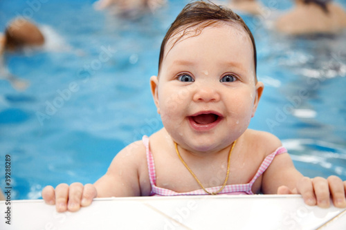 Photo: baby swimming baby swimming
