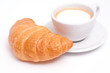 Cappuccino und Croissant