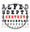 Sehtest - Buchstaben