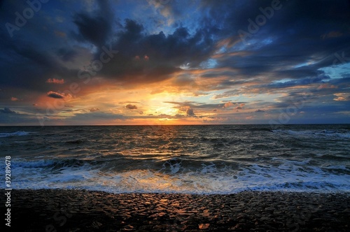 Photo: Summerstorm sunset in Petten Summerstorm sunset in Petten