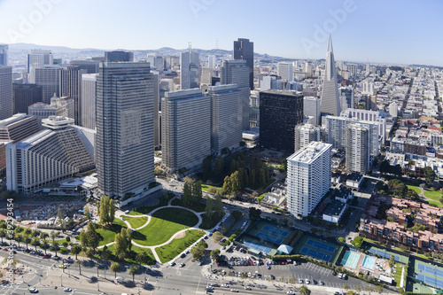 Photo: San Francisco Downtown aerial San Francisco Downtown aerial