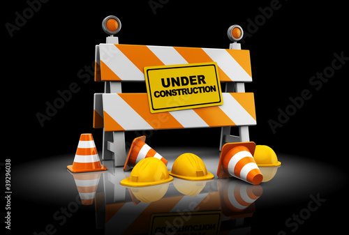 Illustration: under construction under construction