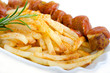 Currywurst mit Pommes