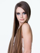 Beautiful girl with long hair