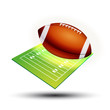 Symbole vectoriel Football Américain