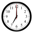 Horloge - 7 heure précise