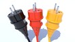 Schukostecker dreifach
