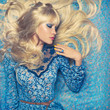 Blonde on Blue