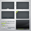 Set of web frames and elements