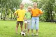 Three boys in the park