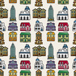 seamless house pattern