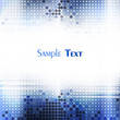 Abstract blue tech mosaic background