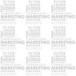 Marketing communication watermark. Seamless pattern. Marketing communication watermark. Seamless pattern.